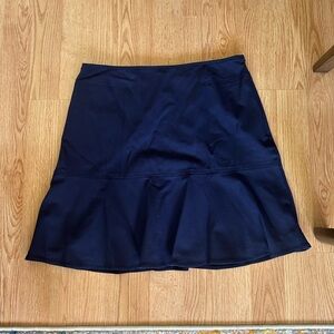 White House Black Market Navy Mini Skirt